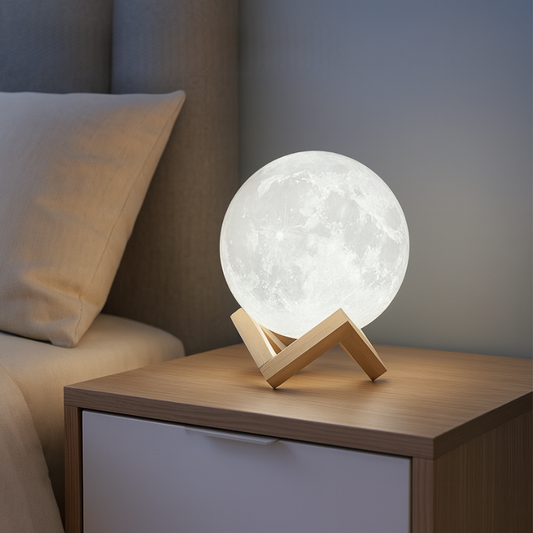 Lampe de chevet LED ronde