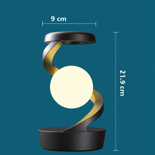 Lampe de table LED rotative