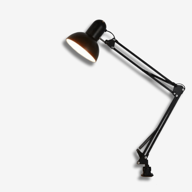 Lampe de bureau LED noire