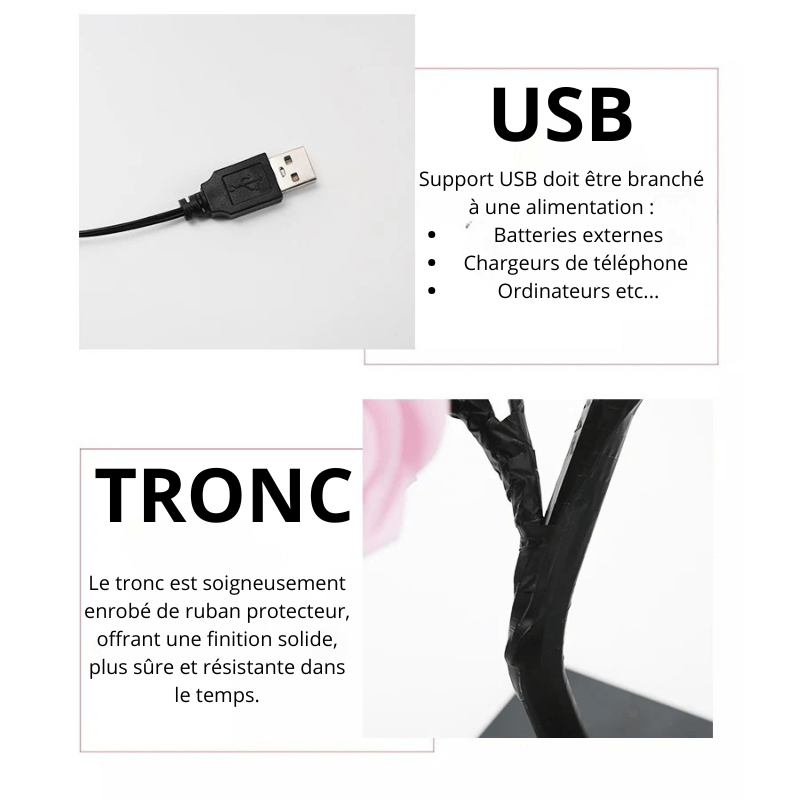Lampe de chevet LED moderne