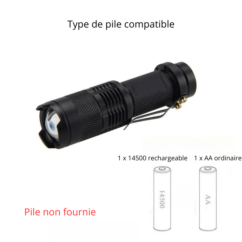 Lampe torche LED infrarouge