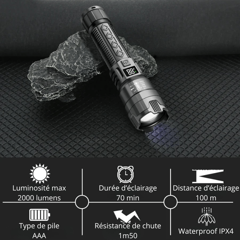Lampe torche LED rechargeable