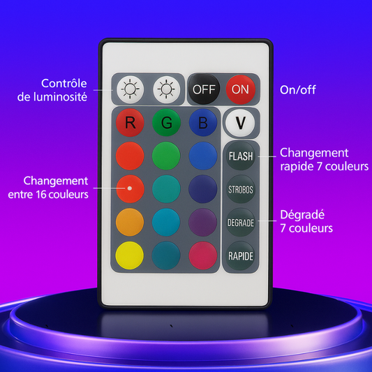 Lampe de bureau LED RGB