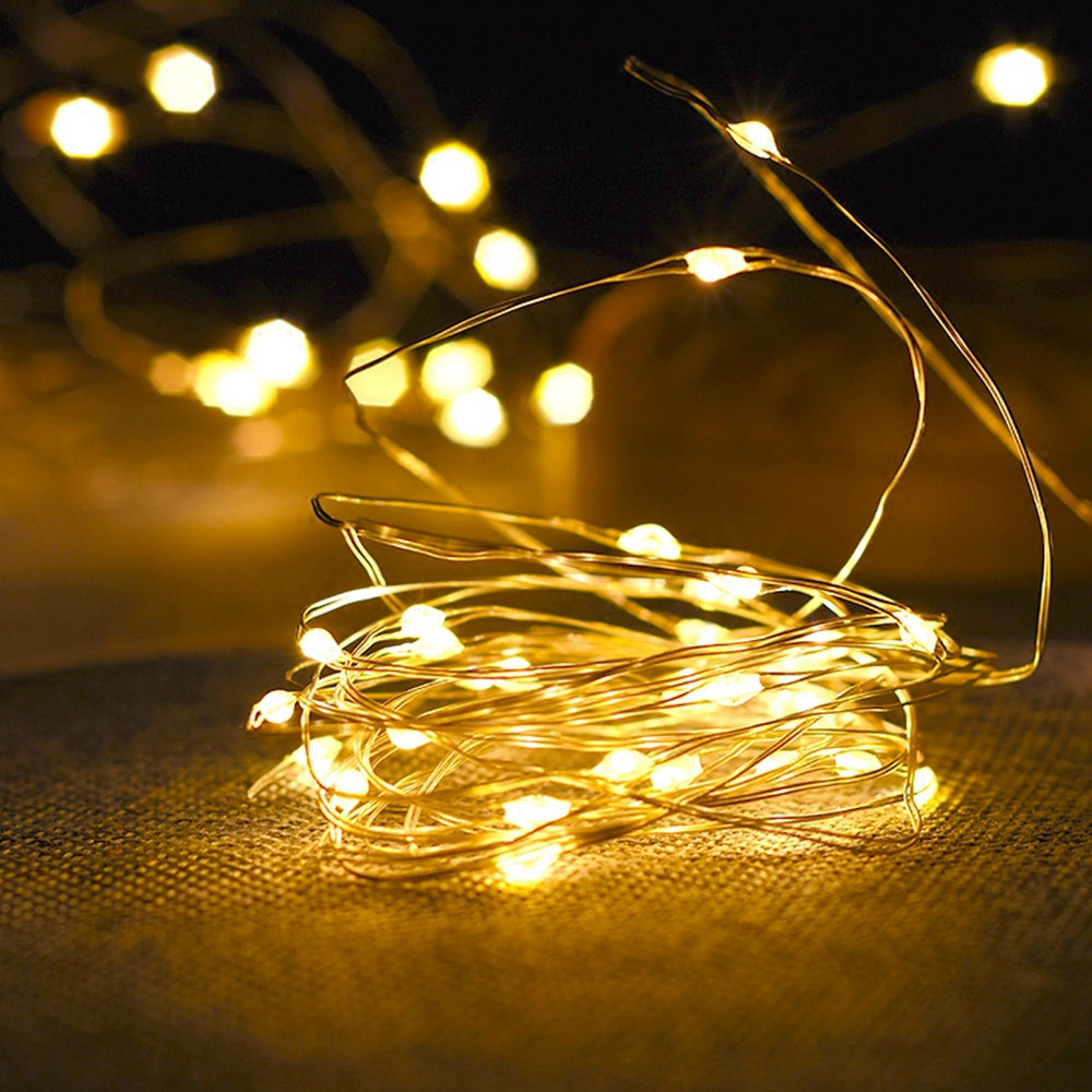 Luces de hadas de cobre
