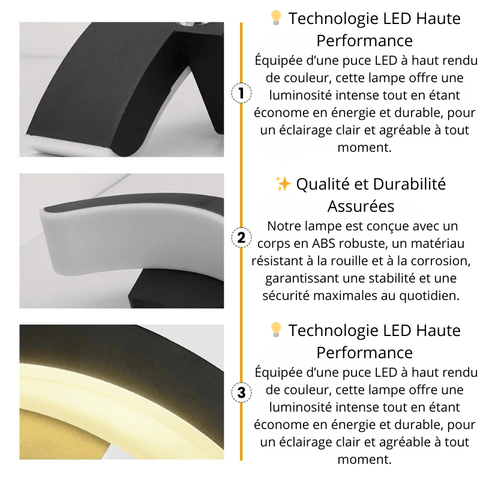 Lampe LED extérieure design