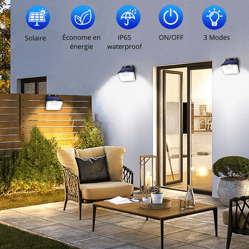 Lampe LED extérieure détecteur de mouvement