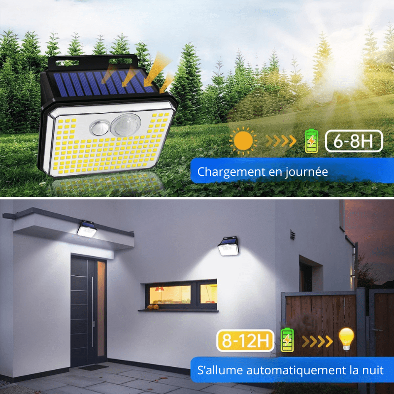 Lampe LED extérieure détecteur de mouvement