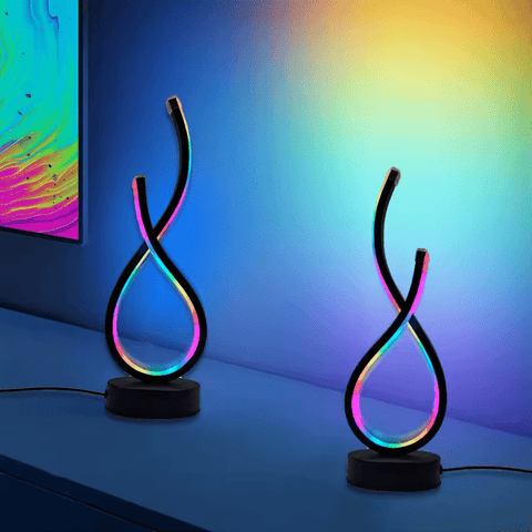 Lampe de bureau LED multicolore