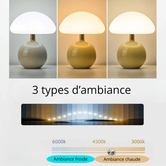 Lampe de table LED rechargeable