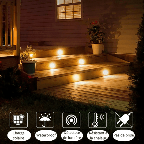 Lampe LED extérieure encastrable