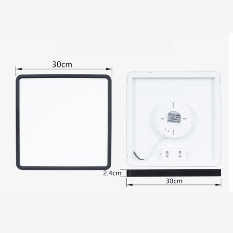 Lampe LED carré pour plafond