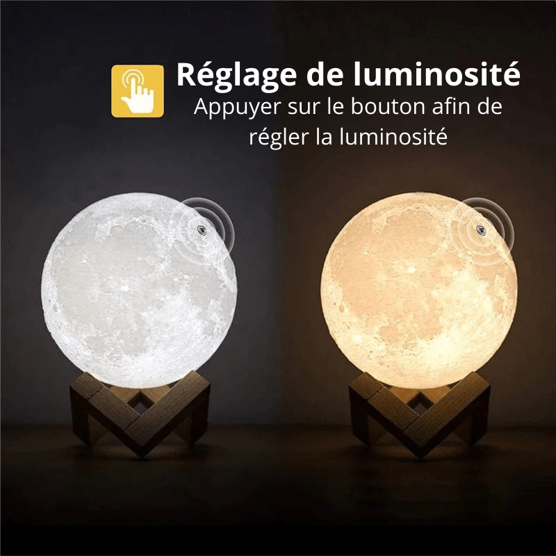 Lampe de chevet LED ronde