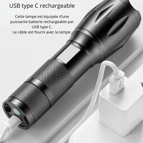 Lampe torche LED multicolore