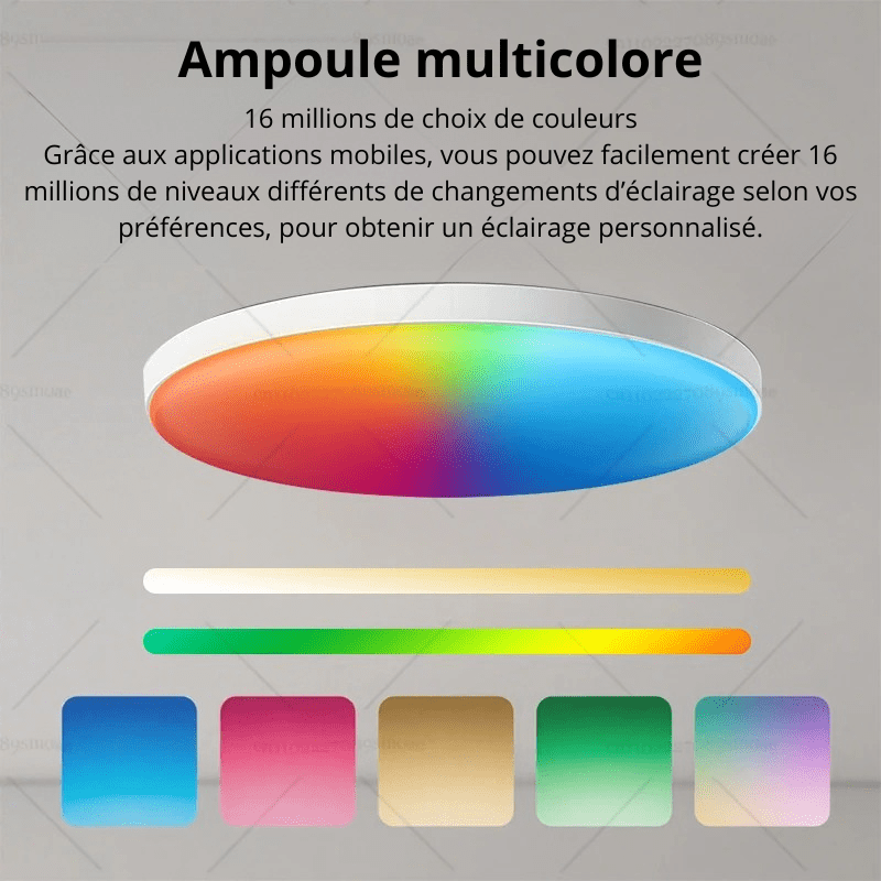 Lampe LED sans fil pour plafond