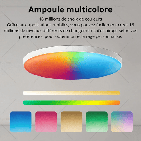 Lampe LED sans fil pour plafond