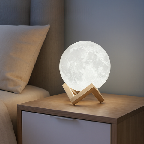 Lampe de chevet LED ronde