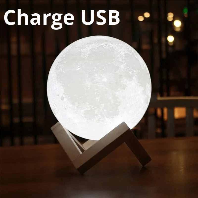 Lampe de chevet LED ronde