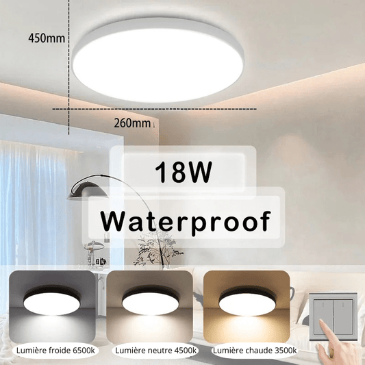 Lampe LED pour plafond de salle de bain