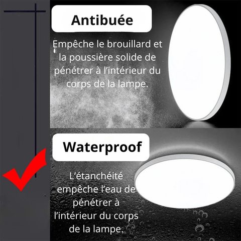 Lampe LED pour plafond de salle de bain
