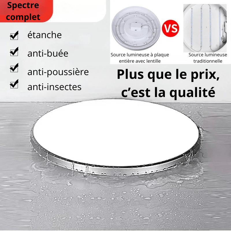 Lampe LED pour plafond de salle de bain
