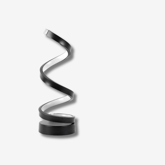 Lampe de table LED spirale