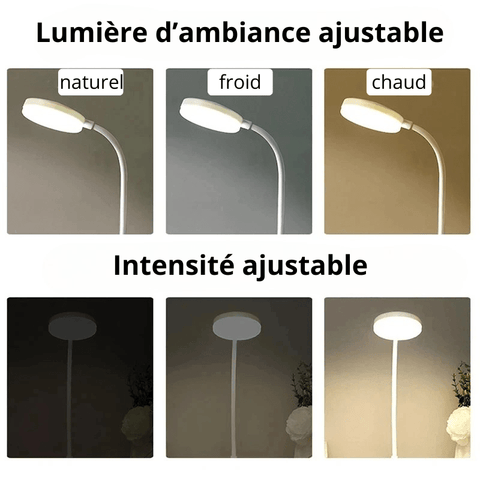 Lampe de bureau LED sur pied